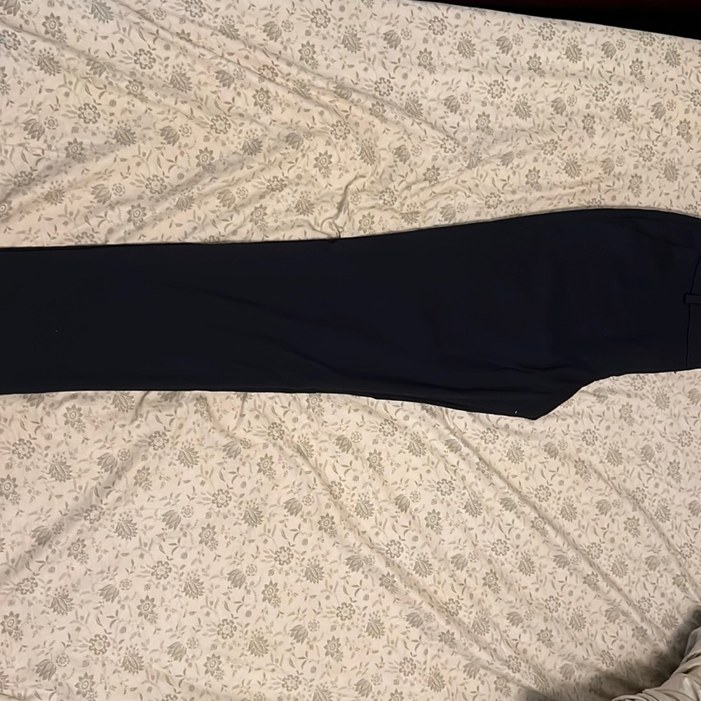 H & M womens ankle slacks navy blue and black
